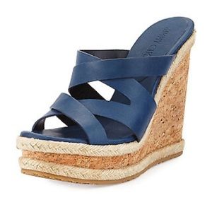 Jimmy Choo Prisma Vachetta Cork Wedge
